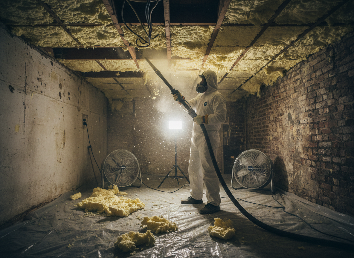 Spray Foam Removal in Willerby