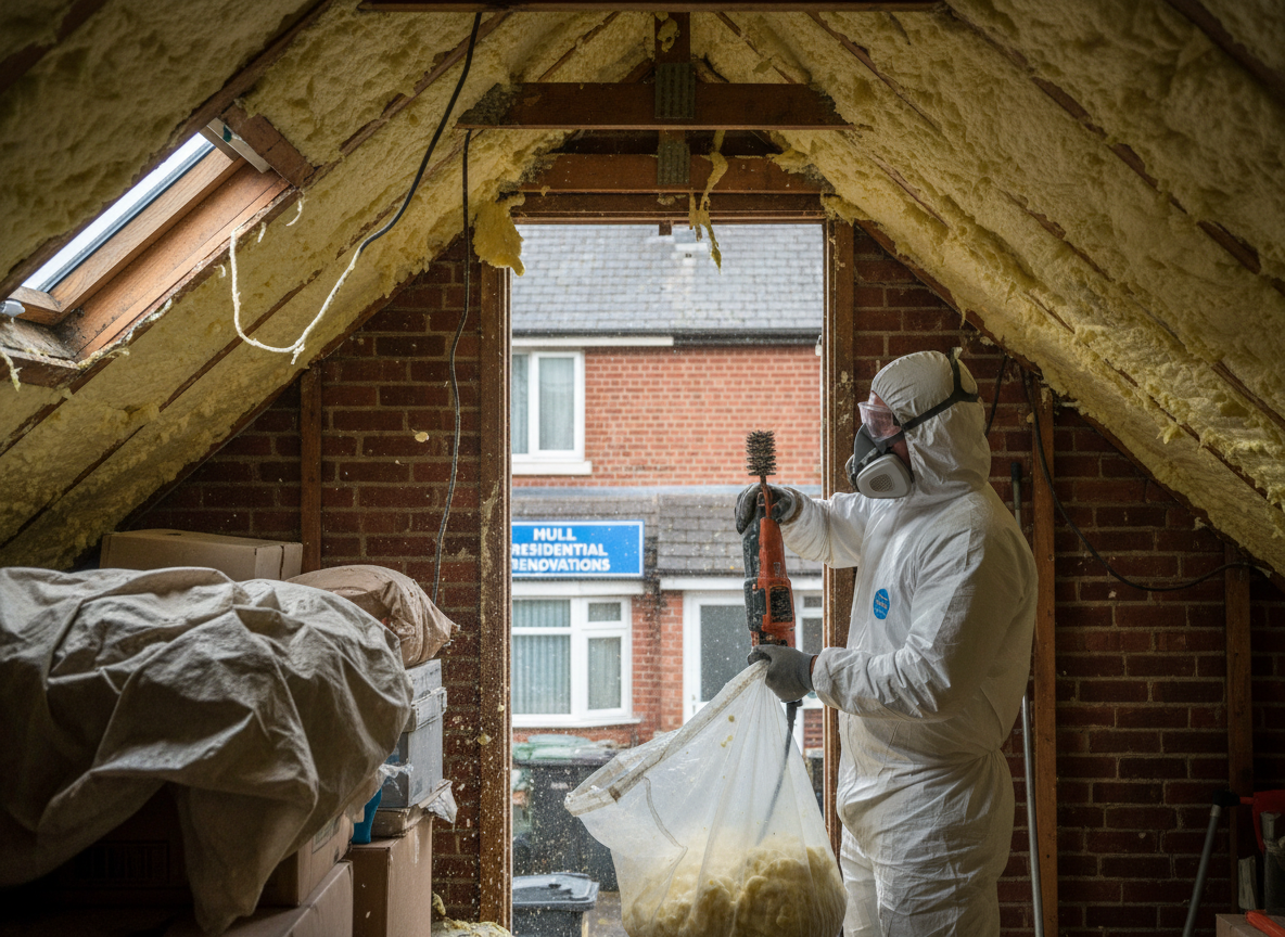 Spray Foam Removal in Willerby, Yorkshire HU10