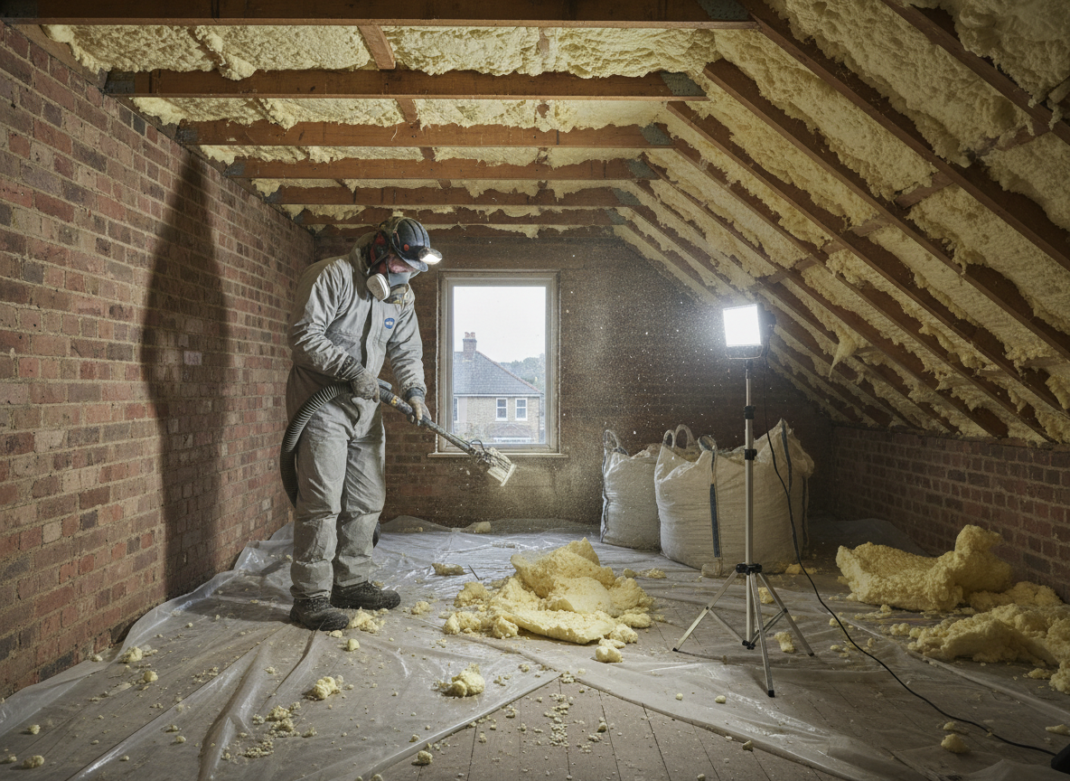 Spray Foam Removal in Preston